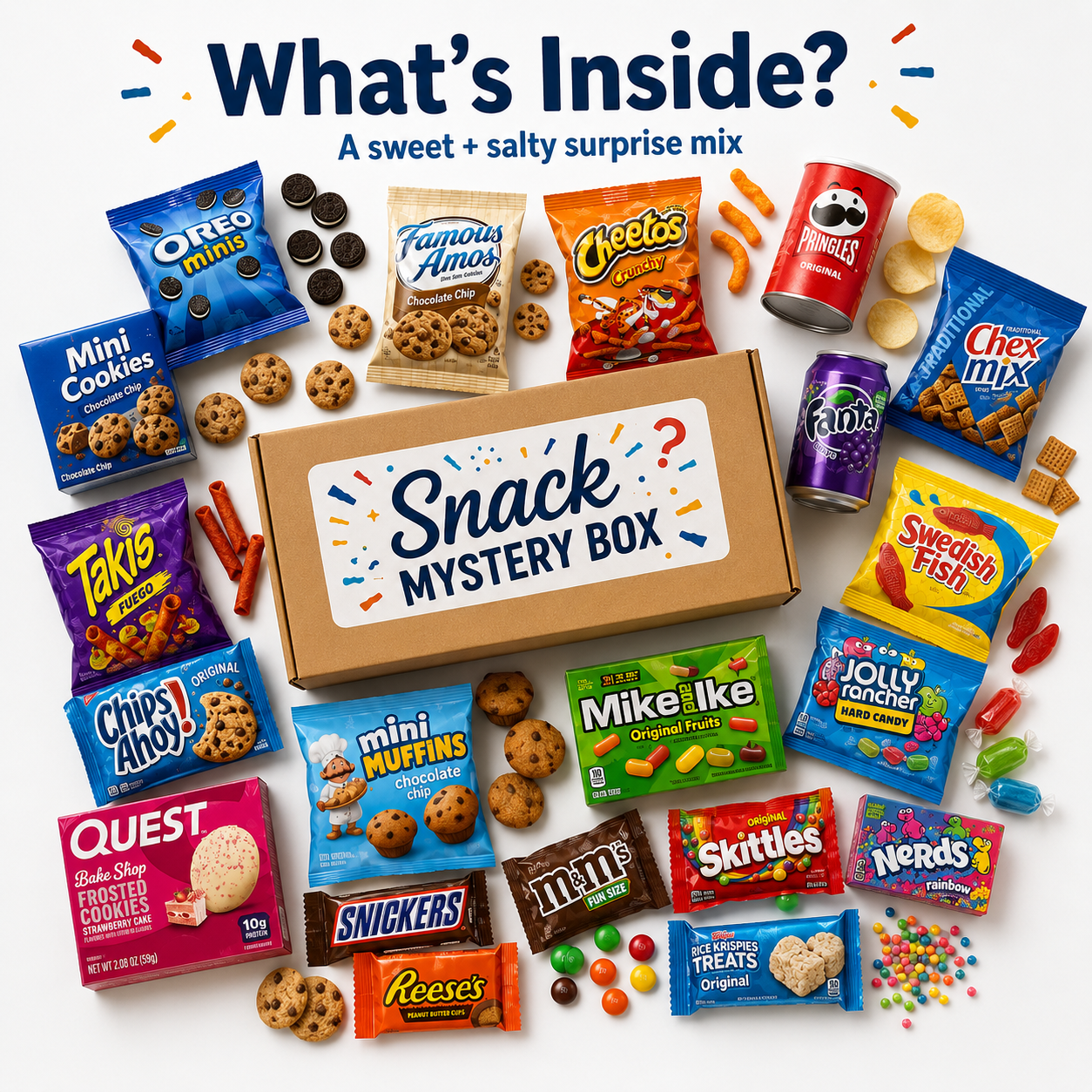 Amazon & Whole Foods Snack Mystery Box（Limited//1 Box per Person)