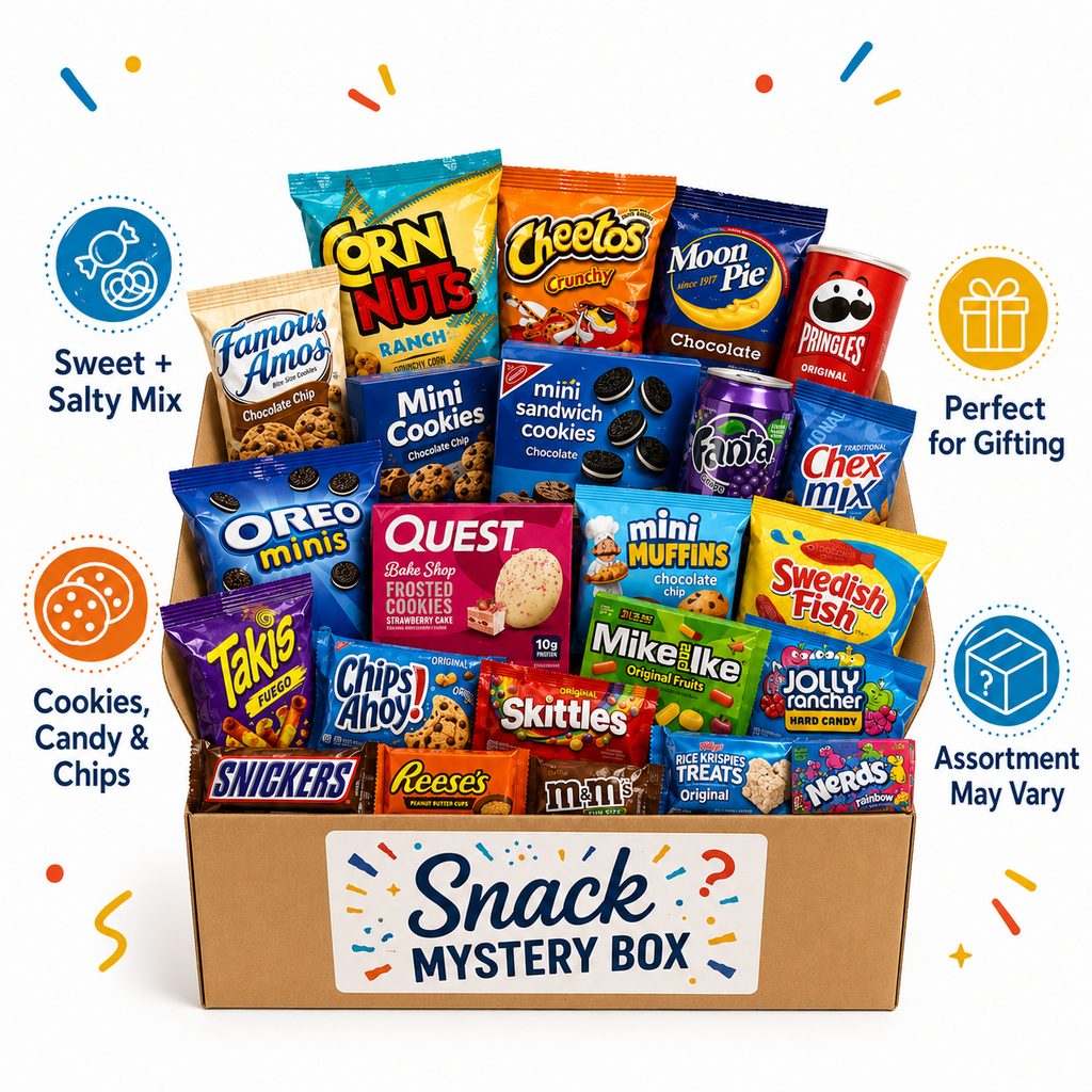Amazon & Whole Foods Snack Mystery Box（Limited//1 Box per Person)