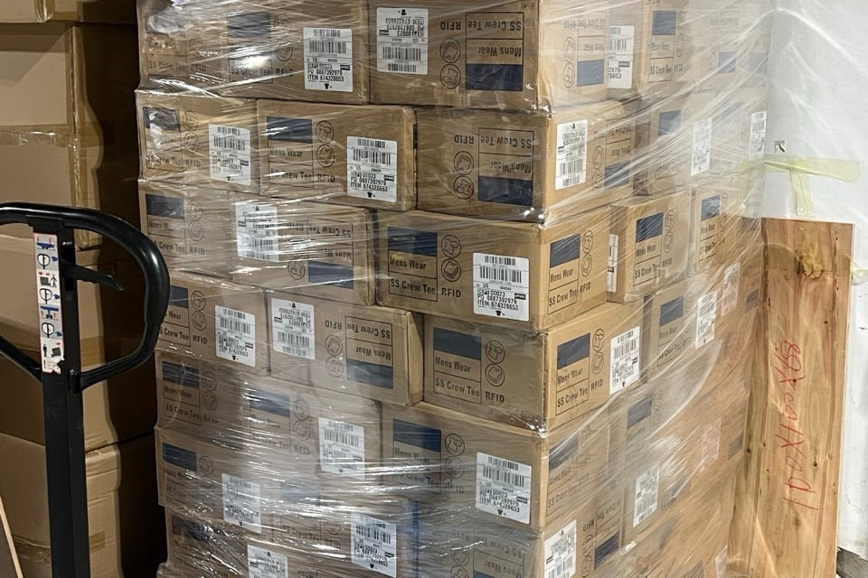 Surprise Box Depot warehouse inventory photo