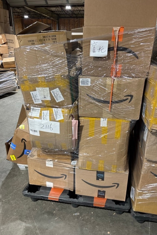 Surprise Box Depot warehouse inventory photo