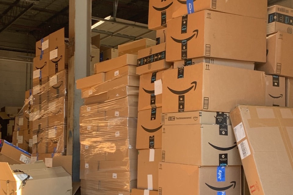 Surprise Box Depot warehouse inventory photo