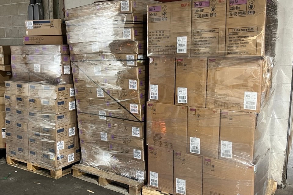 Surprise Box Depot warehouse inventory photo
