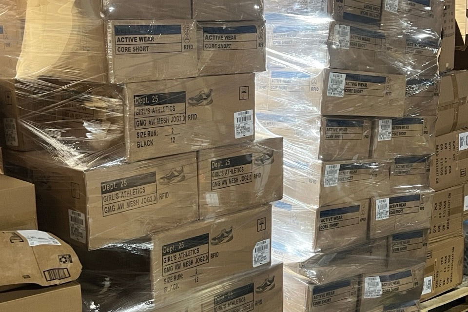 Surprise Box Depot warehouse inventory photo